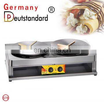 Snack Machine Crepe Maker Manufacturers Double Plate Electric Pancake Maker Crepe