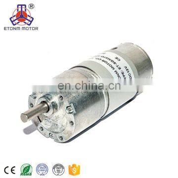 6mm Stainless D-Cut Shaft Low Noise Low Speed dc Geared Motor 12v 20w for Home Appliance photo-2