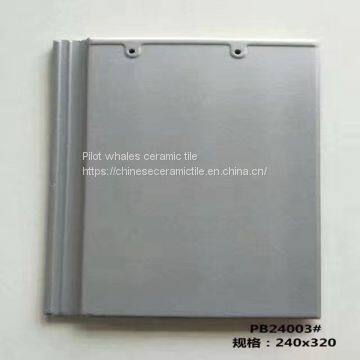 Manufacturer Roofing Flat Ceramic Tile Wholesale European Villa Style Flat Tile