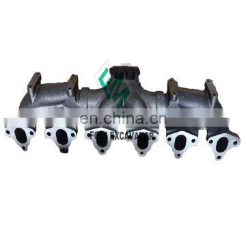 Genuine New S6D125E engine exhaust manifold for PC400-6  PC400-7 6151-11-5160 6151-11-5120 6151-11-5110 6151-11-5130