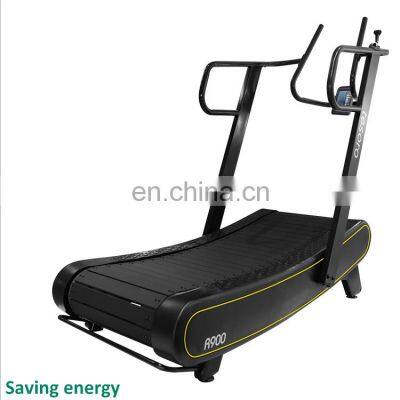 Commerical Curve Foldable Sports Exercise Building Equipment Fitness Accessories Leg Press Running Treadmill Exercise Machine