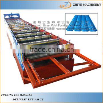 Galvanized Steel Profile Metal Roofing Roll Forming Machine/Corrugated Aluminum Zinc Galvalume Roofing Sheets Making Line