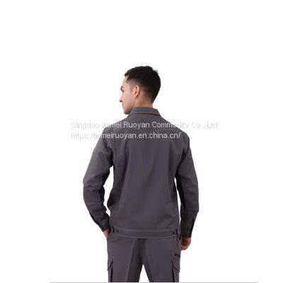 100% Cotton boilersuit Fireproof Anti-Static coverall mechanical engineering uniform workwear industrial work uniform