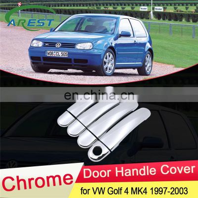 for Volkswagen VW Golf 4 MK4 1J 1997 1998 1999 2000 2001 2002 2003 Chrome Door Handle Cover Trim Set Car Cap Styling Accessories