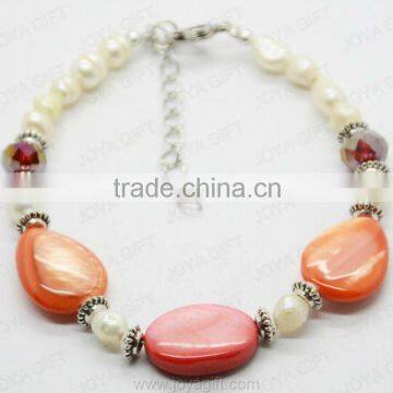 Fashion Pearl Shell Beaded Anklet
