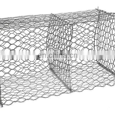 Harnessing River  weaving galvanized Gabion Box Rust proof durable Beautiful price super high quality