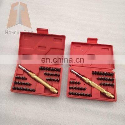 Punch stamp tool 38pcs alphanumeric punch set lowercase letter punch stamp set