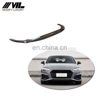 Modify Luxury Newest DRY Carbon Fiber Front Lip For Audi S5 2020-2021