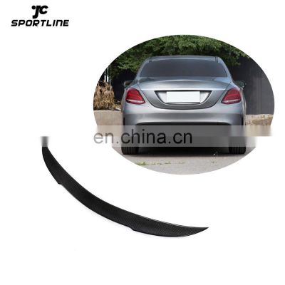 JCSportline W205 Rear Boots Spoiler for Mercedes-Benz C Class W205 C43 C63 AMG S Sedan 4-Door 2015-2020