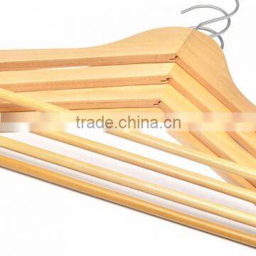 Good Quality Cloth Garment Top Shirt Wooden Clothes Hanger photo-6