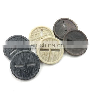 Four Holes Plastic Fancy Shirt Polyester Button Resin Material