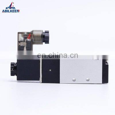 Factory Price 4V110-06 Electrical Control Single Coil 12V 24V 220V Five Position Two Way Pneumatic Solenoid Valve