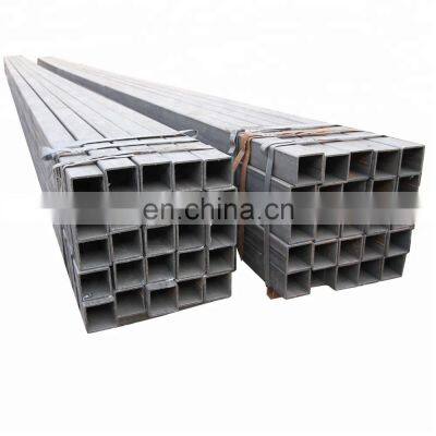 Q345 welded seamless mild carbon steel pipe/black ERW square steel pipe /rectangular steel tube