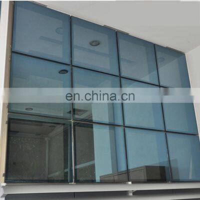 Hidden Frame Low-e Laminated Full Glass Curtain Wall Exterior Wall ...