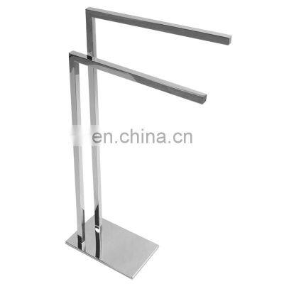 Towel Racks Set Hotel Nordic 304 Drying Storage Free Standing Kitchen Stainless Steel Bath Corner Accessory Bathroom Towel Racks