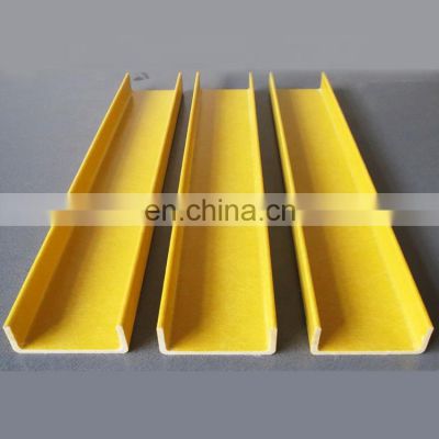 Customized size Channel steel Fiberglass GRP U Channel