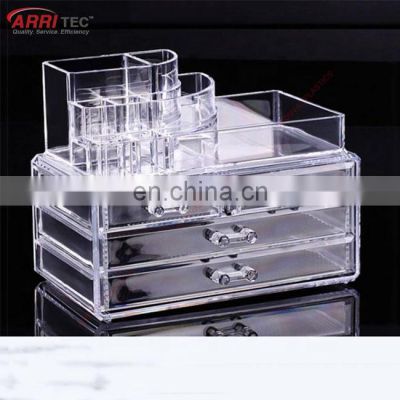 acrylic storage drawers for makeup cosmetic display stand organizers