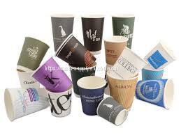 Personalized Custom Printed Compostable Coffee Cups Paper