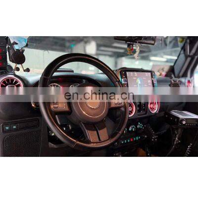 Air Vents for Jeep Wrangler jk 11-17 Accessories Air Conditioning Outlet Atmosphere Light photo-5