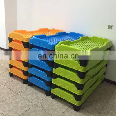 Cheap School Furniture Plastic Children Bunk Beds High Qualtity Kindergarten Bed photo-5