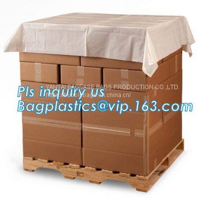 Square Bottom 4mil Clear Pallet Cover, Square Bottom Bag on Roll Pallet Cover Bag, Polyester Pallet Cover Bags, Pallet T photo-5