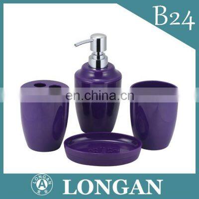 Stainless Steel Bathroom Accessories Liquid Bottle, Toothbrush Holder,rinse Cup and Soap Container photo-5