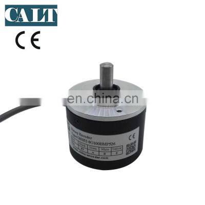 100ppr NPN GHS52-08G100BMC526 Incremental Rotary Solid Shaft Encoder for CNC Machine photo-2