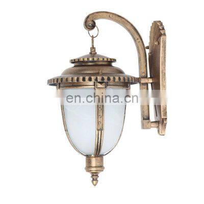 Outdoor Waterproof Security Night Automatic ON/Off Landscape Garden Fenced Courtyard Terrace Wall light glass wall lamp