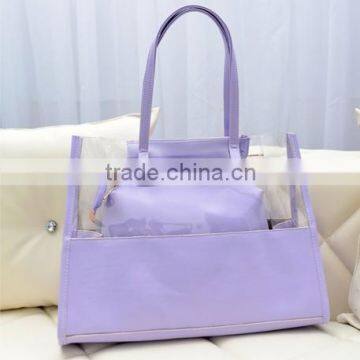 clear pvc bag packing pvc zipper bag