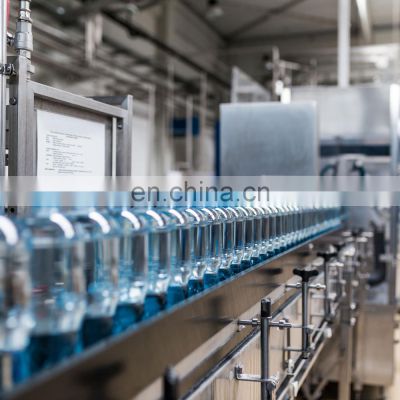 Automatic water production line water bottle blowing and filling machine water bottle filling capping and labeling machine