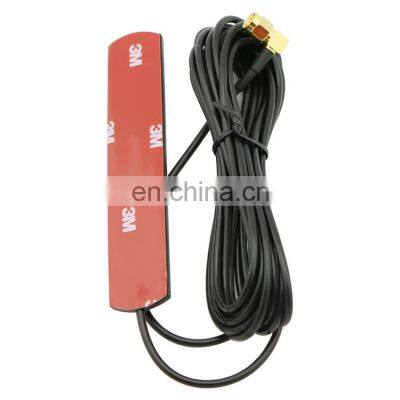 800~2700MHz SMA Male Angled 3 Meters RG174 Cable 4G LTE Antenna, Customized 433MHz 2G 3G Antenna IoT Cellular 4G Car Antenna