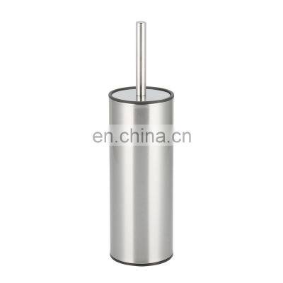 Brand New Curve Style Stainless Steel Fingerprints-proof Toilet Brush Holder for Bathroom