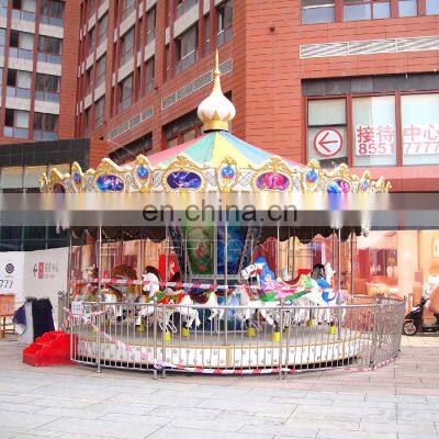 24 Seat Indoor Kids Equipment Park Merry go Round Carousel Horse Rides for Adult photo-3