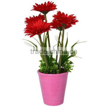 the balcony/table/living room/gardon decorative artificial potted flowers real touch artificial plants and flowers