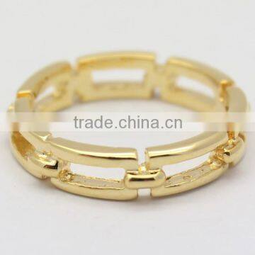 Gold plated Chain Link Finger Ring