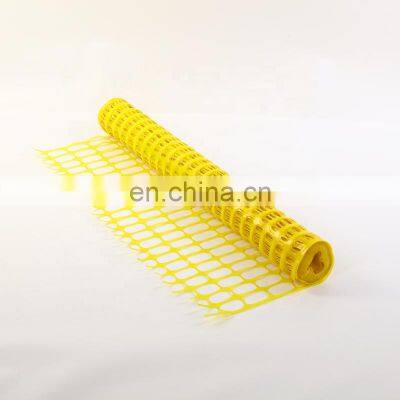 road barricade 1X50m yellow plastic safety traffic barrier mesh