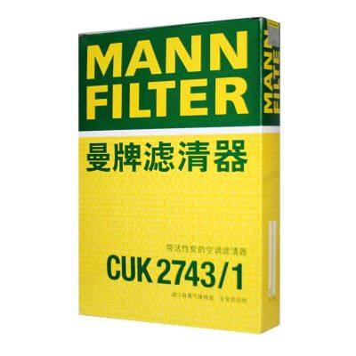 Original Genuine MANN Cabin Filter Car Engine Filter CUK2743/1 ZQ92503180 For DONGFENG PEUGEOT