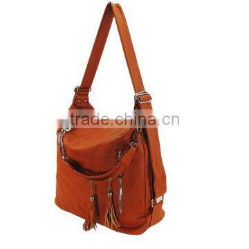 Fashion Women Shoulder Bag pu Leather Handbag Tassel Bag photo-2