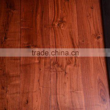 Black Walnut Multilayer Solid Wood Flooring Smooth Surface Scratch Resistant