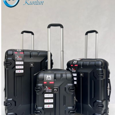 Fashionable ABS luggage sets with expandable design