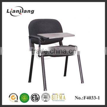 2010 new design stackable student chair with writing tablet