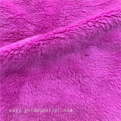 Super Soft Short Plush Fabric, Velboa Fabric, Velboa Fleece, Velvet Fabric, Polyester Fabrics photo-5