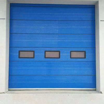 Warehouse Logistics Waterproof Windproof Steel Sectional Automatic Overhead Industry Warehouse Garage Industrial Lifting Door photo-3