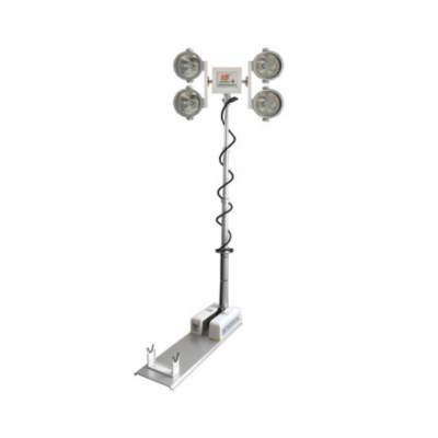 Solar-Powered Mobile Emergency Tower Light With Remote Control