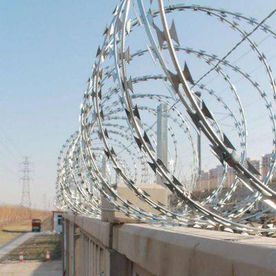 Hot Selling Galvanized Multiple Types Razor Barbed Wire photo-4