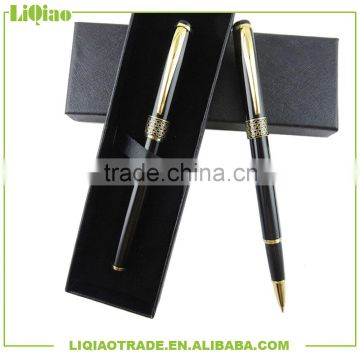 Black 1.0mm business sign pen/roller pen with gift box for promotion