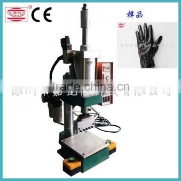 2015 best price plastic gloves leather logo manual hot foil stamping machine