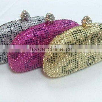 Leapord print sequin ladied fashion evening clutch handbags 2012 with competitive price