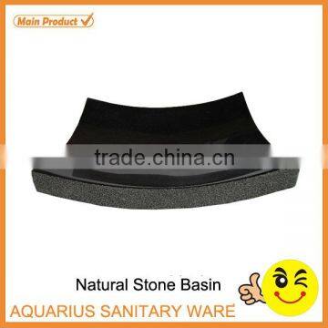 Black Countertop Stone Resin Wash Basin