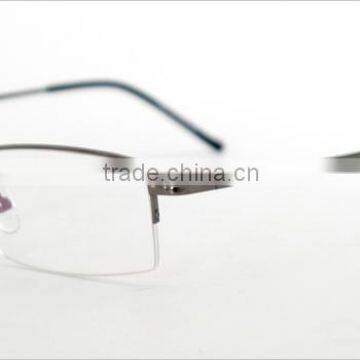 Metal Alloy Half-rim Men Wholesale Stylish Nice Glasses Frame photo-5